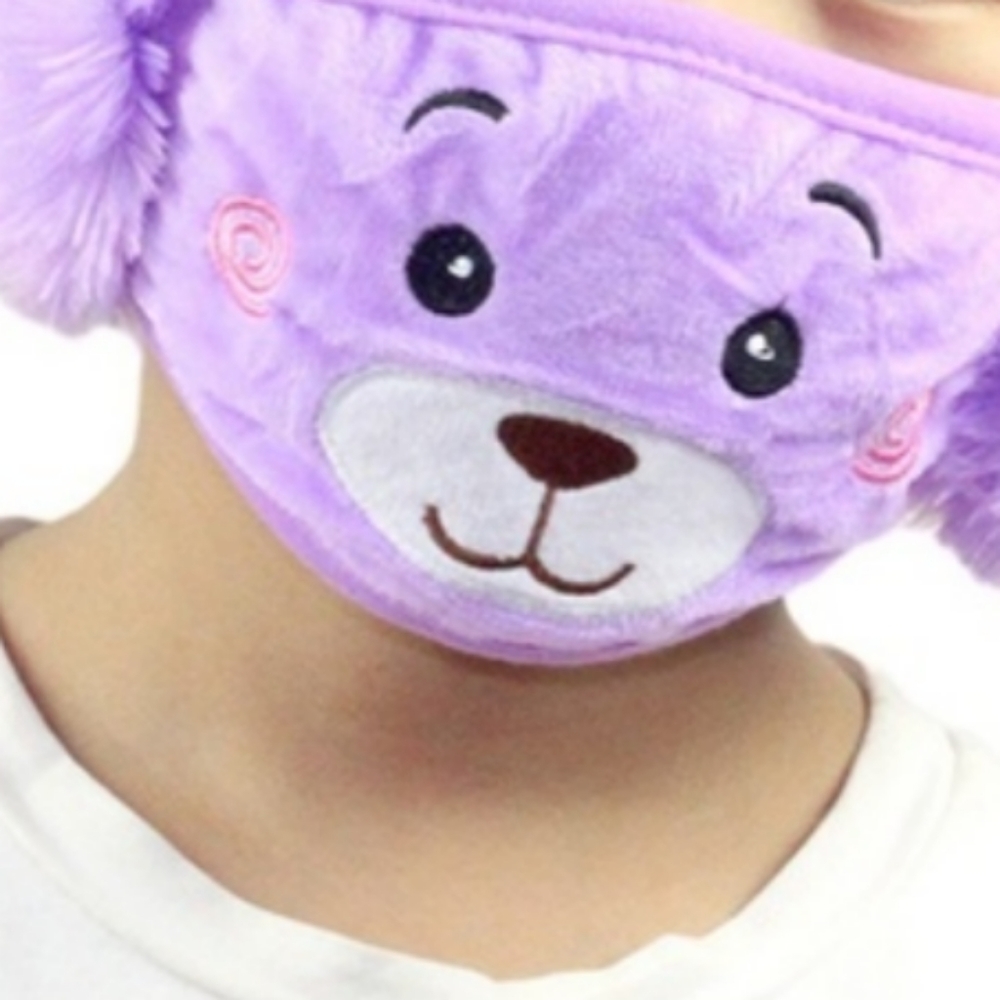 Children's Masks face protective wear purple